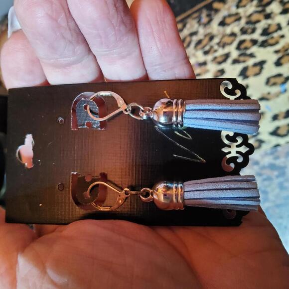 1X Zero Seeds Top & Tassel Earrings sterling - Picture 3 of 3